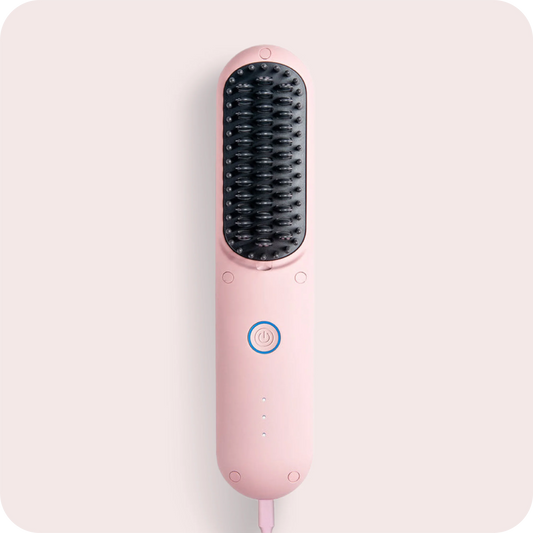 Cordless Electric Hair Straightener Brush